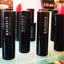 lipsticks on desk